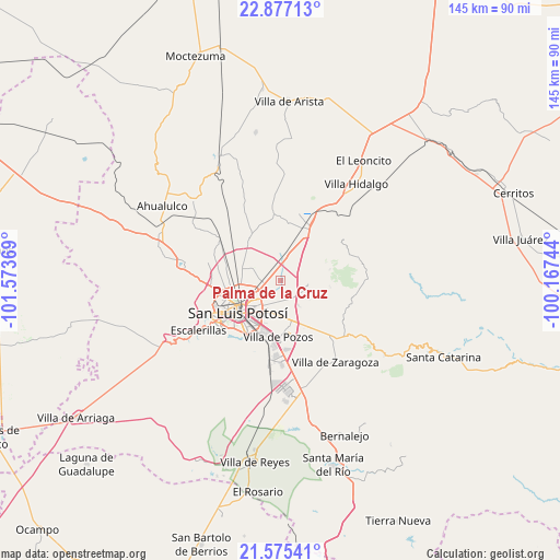Palma de la Cruz on map
