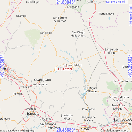 La Cantera on map