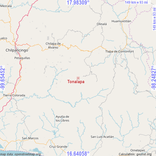 Tonalapa on map