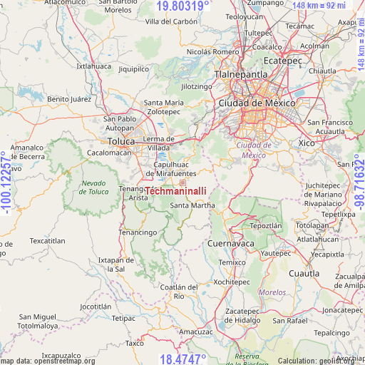 Techmaninalli on map