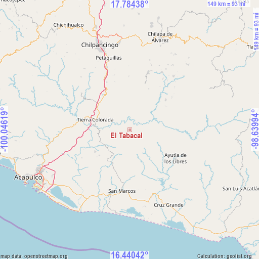 El Tabacal on map