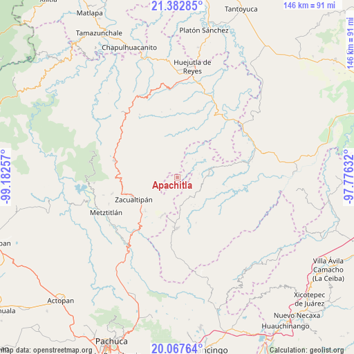 Apachitla on map