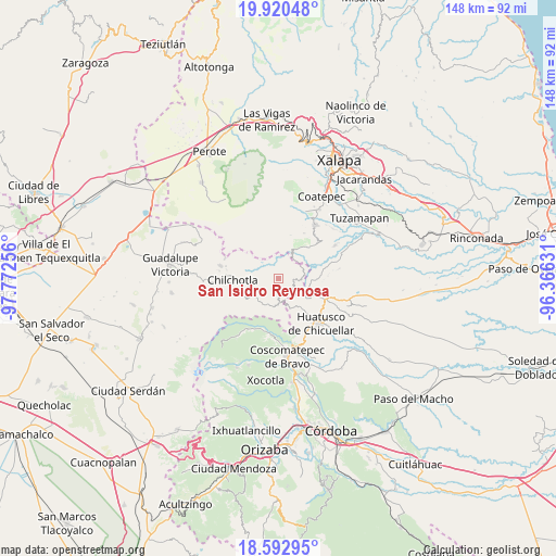 San Isidro Reynosa on map