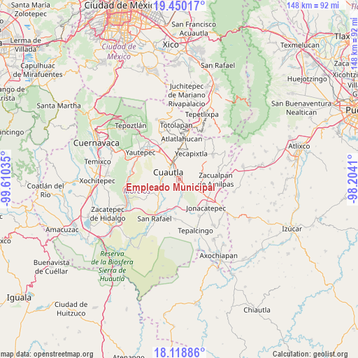 Empleado Municipal on map