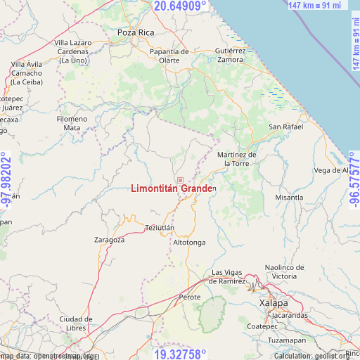Limontitán Grande on map