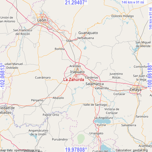 La Zahúrda on map