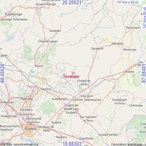 Tonalapa on map