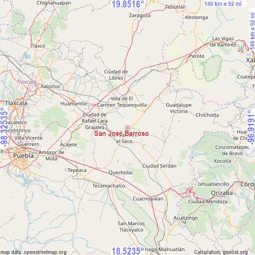 San José Barroso on map