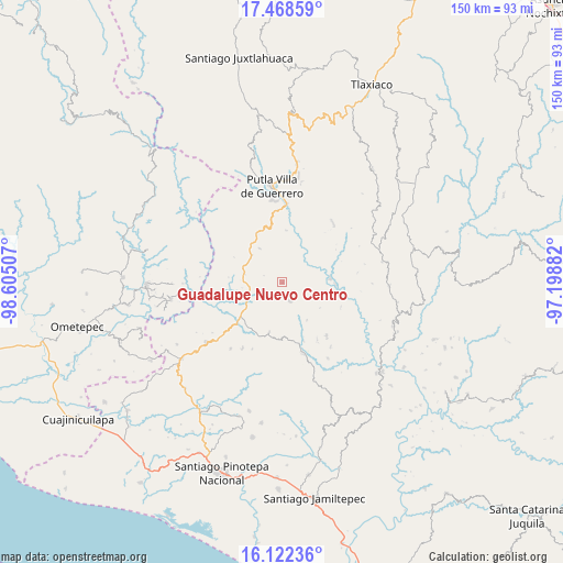 Guadalupe Nuevo Centro on map