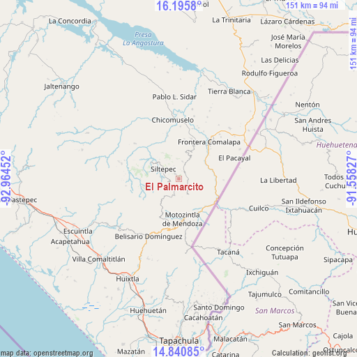 El Palmarcito on map