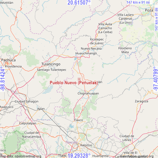 Pueblo Nuevo (Peñuelas) on map