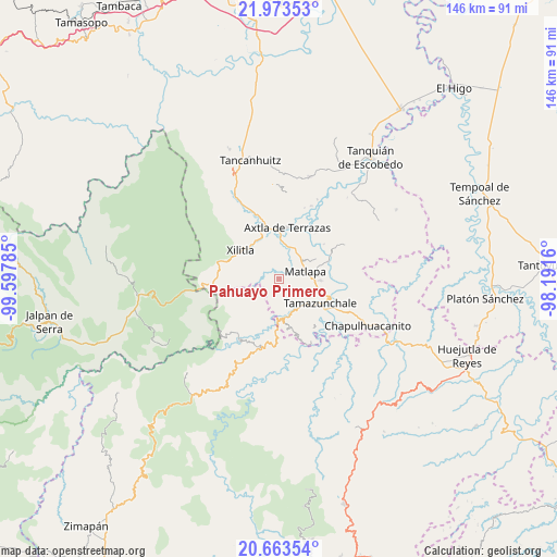 Pahuayo Primero on map