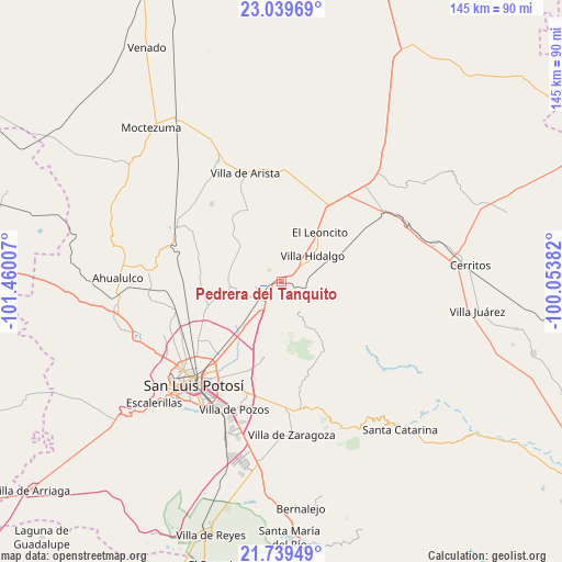 Pedrera del Tanquito on map
