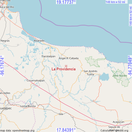 La Providencia on map