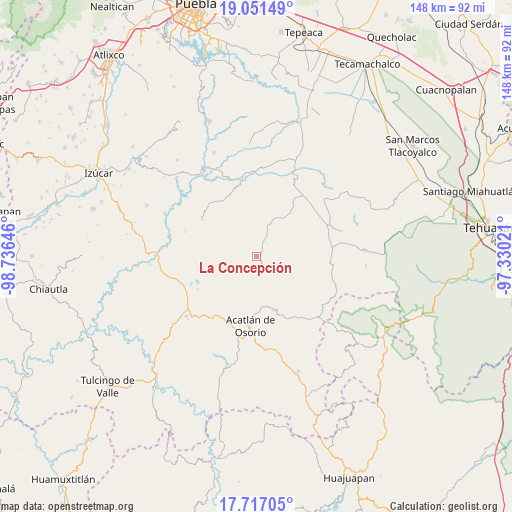 La Concepción on map