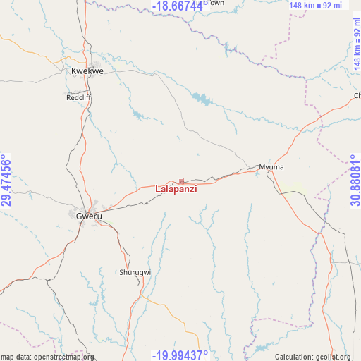 Lalapanzi on map