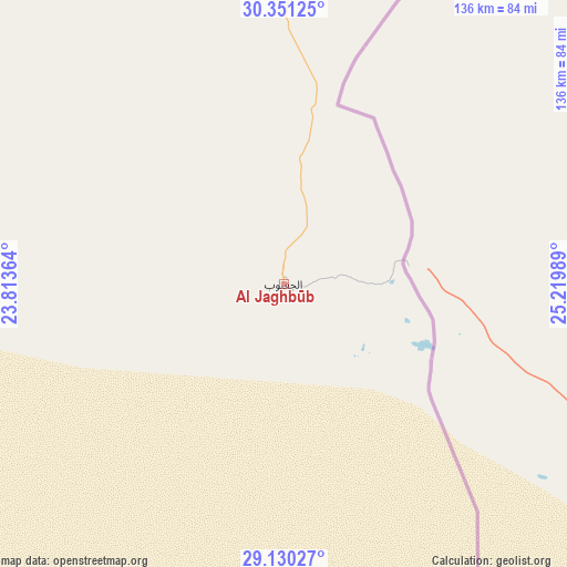Al Jaghbūb on map