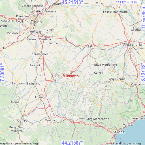 Mussotto on map