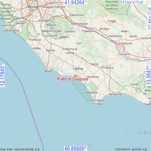 Prato di Coppola on map