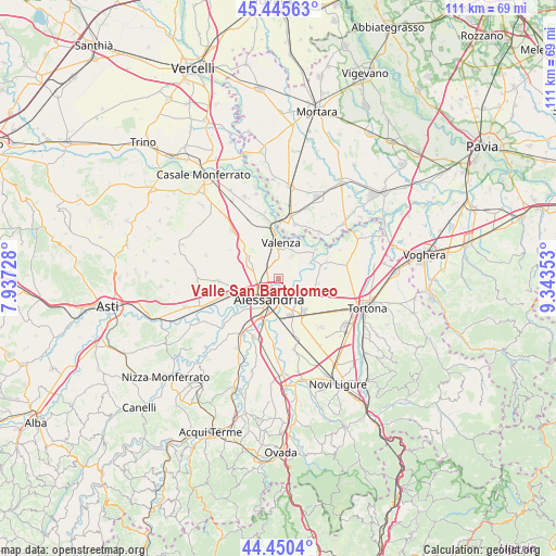 Valle San Bartolomeo on map