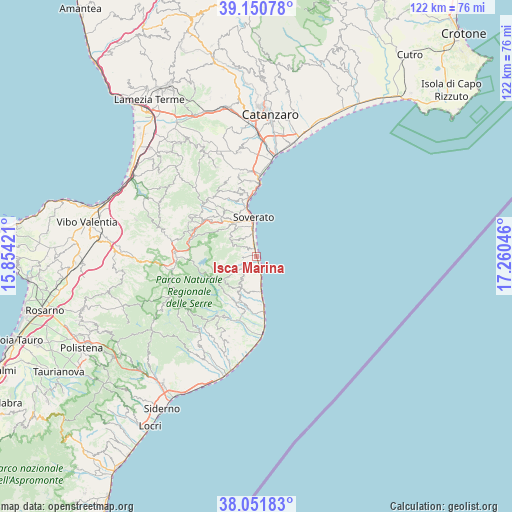 Isca Marina on map