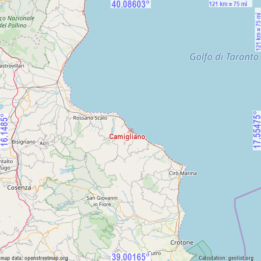 Camigliano on map