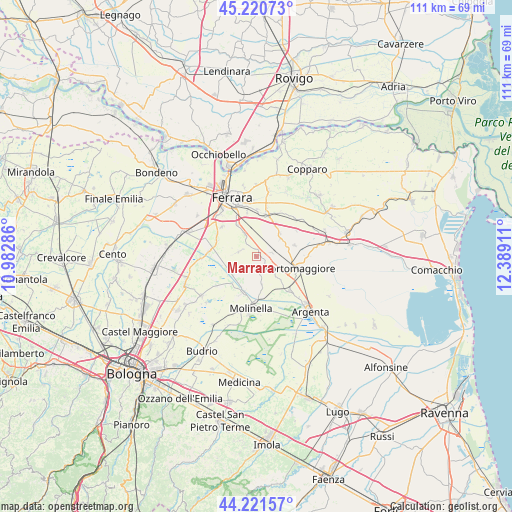 Marrara on map