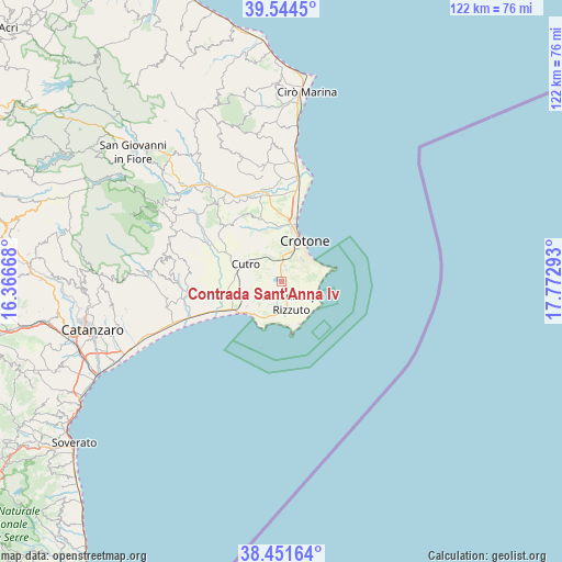 Contrada Sant'Anna Iv on map