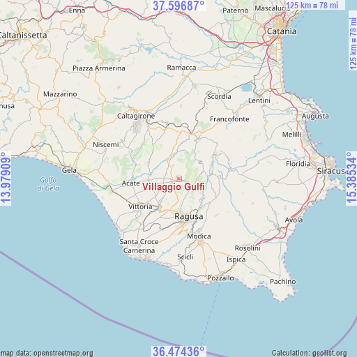 Villaggio Gulfi on map