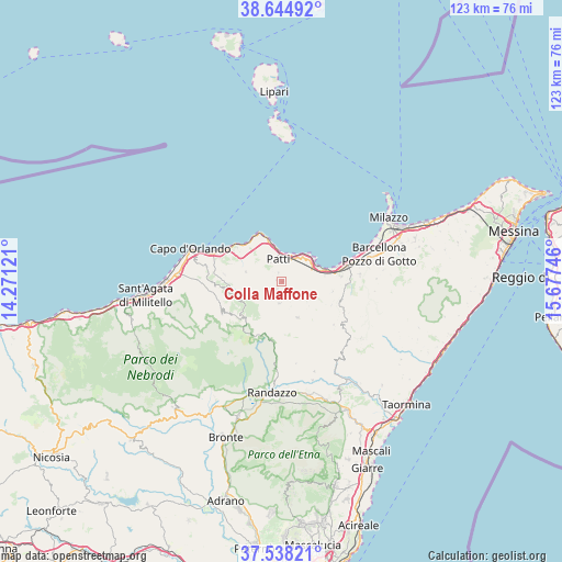 Colla Maffone on map