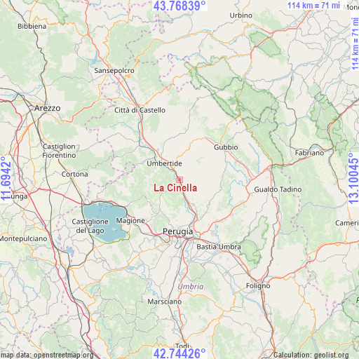 La Cinella on map