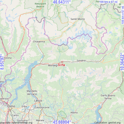 Sirta on map