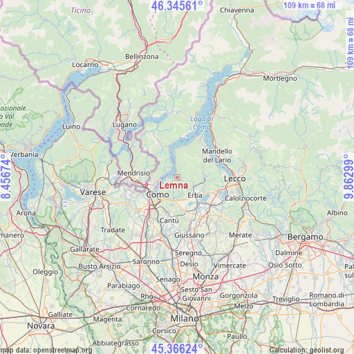 Lemna on map