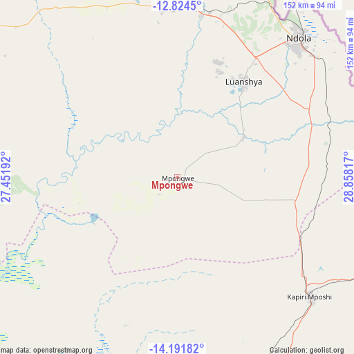 Mpongwe on map