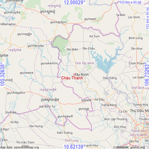 Châu Thành on map