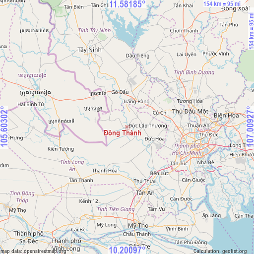 Đông Thành on map