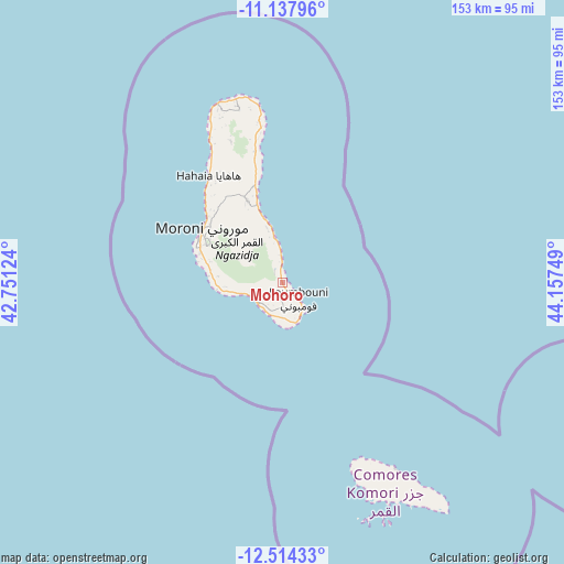 Mohoro on map