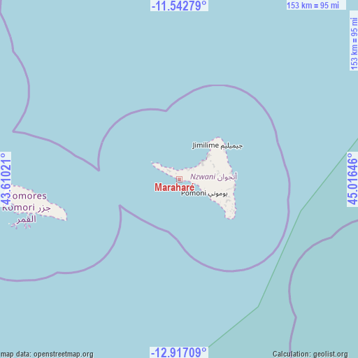 Maraharé on map