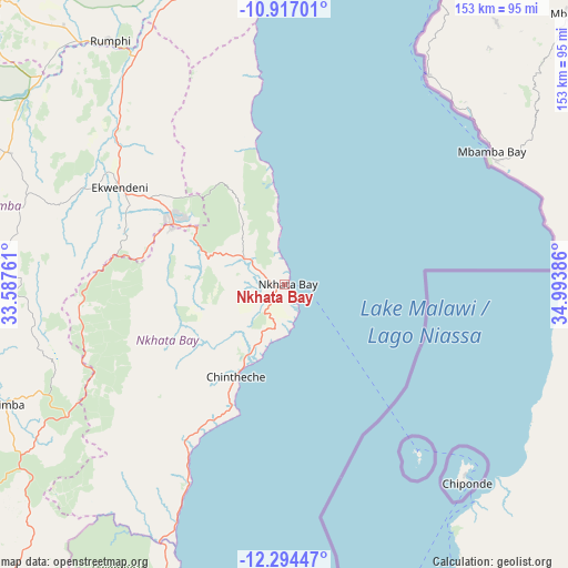 Nkhata Bay on map
