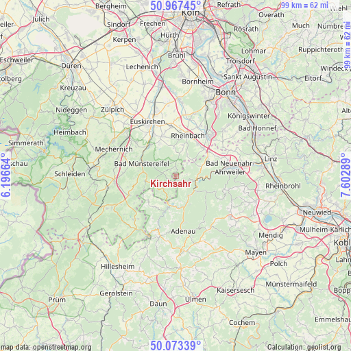Kirchsahr on map