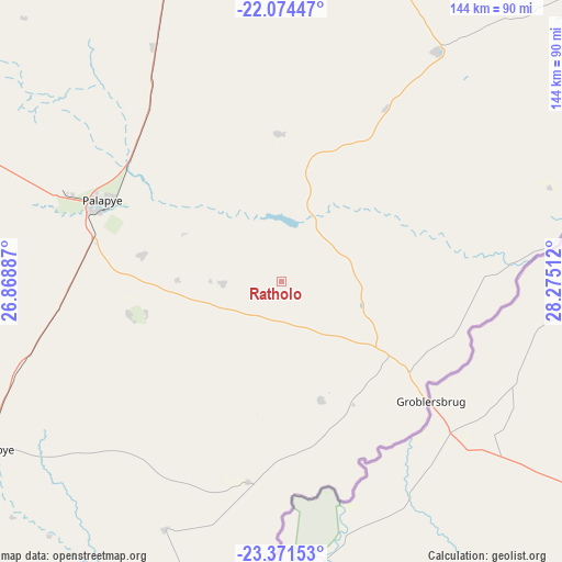 Ratholo on map