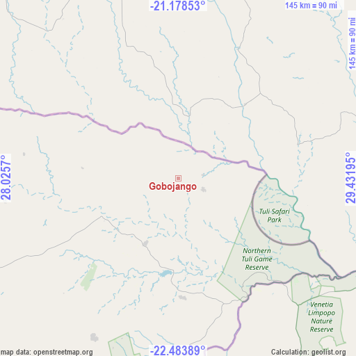 Gobojango on map