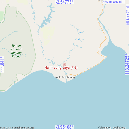 Halimaung Jaya (F-3) on map