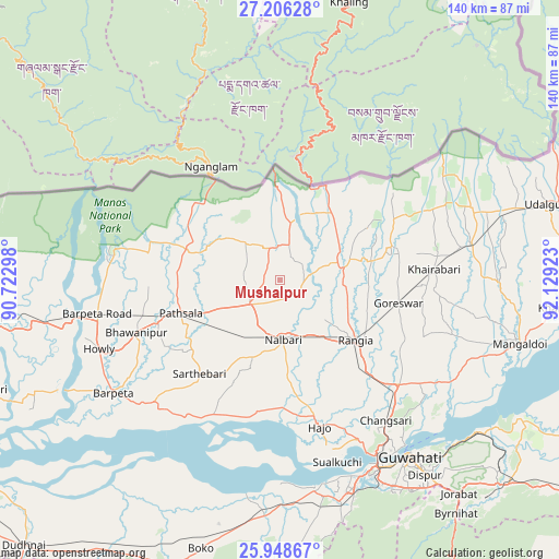 Mushalpur on map
