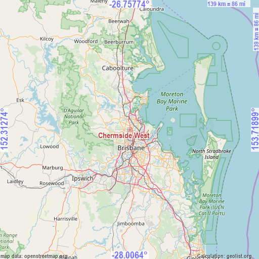 Chermside West on map