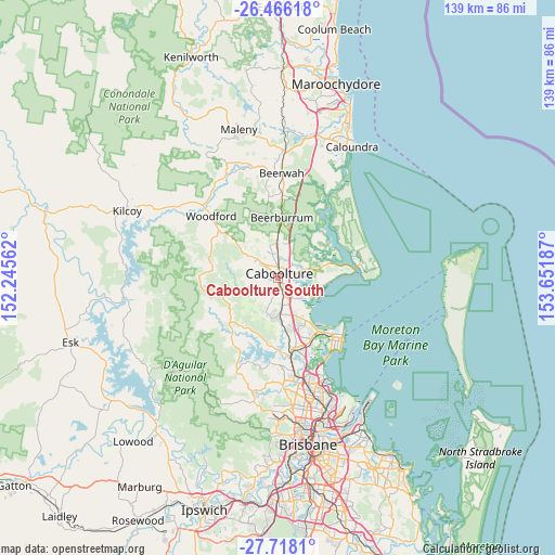 Caboolture South on map