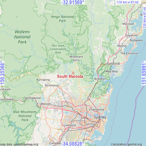 South Maroota on map